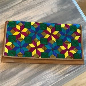 Embroidered Clutch